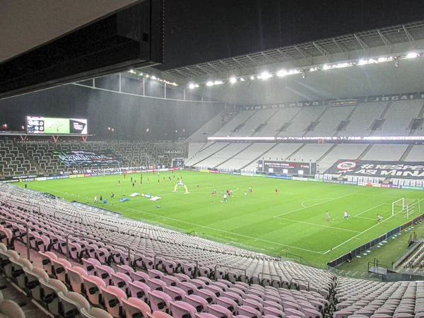 Brasilianische Fußballliga Sao Paulo Brasilien Fußballspiel Brasilianische Meisterschaft — Stockfoto