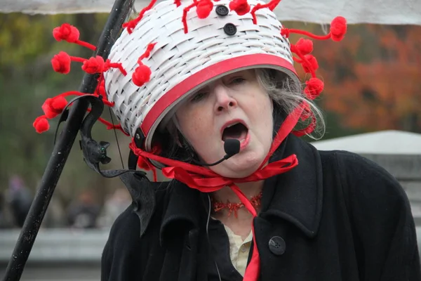 Ноября 2020 Года Нью Йорк Сша Народ Протестует Против Блокировки — стоковое фото