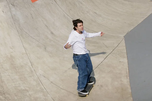 Sao Paulo 2019 Skate Braziliaanse Skateboarder Pedro Quintas Kwalificeert Zich — Stockfoto