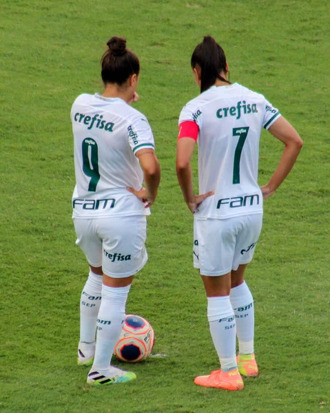 Spo Liga Paulista Futebol Feminino Dezembro 2020 São Paulo Brasil — Fotografia de Stock