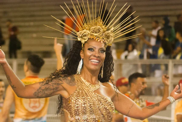 Sao Paulo 2020 Ensaio Tecnico Escola Samba Sambafestival Sao Paulo — Stockfoto