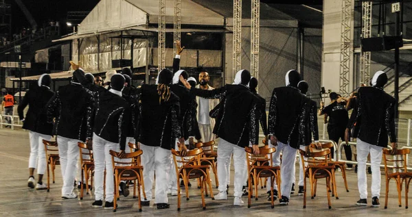 Sao Paulo 2020 Ensaio Tecnico Escola Samba Samba Festivali Sao — Stok fotoğraf