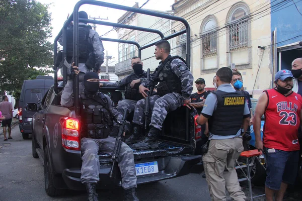 Family Held Hostage Four Criminals Drug Trafficking Disputes Rio Janeiro —  Fotos de Stock