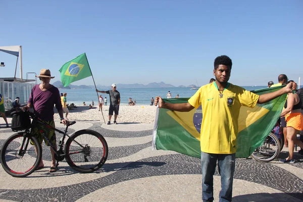 Int Président Brésilien Jair Bolsonaro Moto Avec Des Supporters Brasilia — Photo