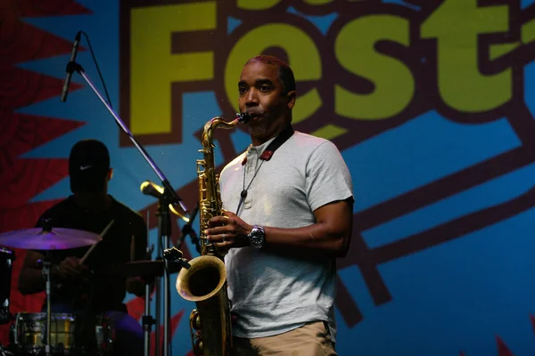 Sao Paulo 2019 Bourbon Street Fest Bonerama Bonerama Interpreta Zeppelin — Foto de Stock