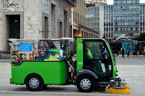 Int Covid Personenverkeer Tijdens Fase Mei 2020 Milaan Italië Beweging — Stockfoto