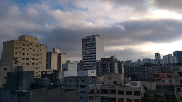 Sao Paulo 2020 Movimiento Ver Aire Cámara Municipal Sao Paulo —  Fotos de Stock