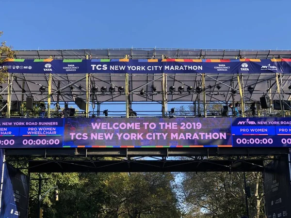 Nova York Eua 2019 Maratona Nova York Maratona Nova York — 스톡 사진