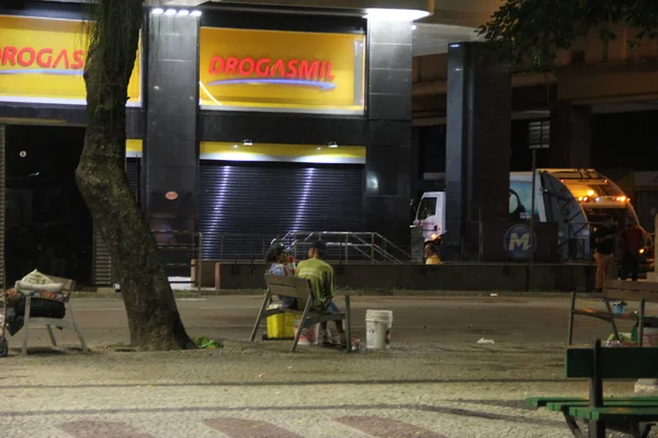 Calles Río Janeiro Durante Pandemia Brasil —  Fotos de Stock