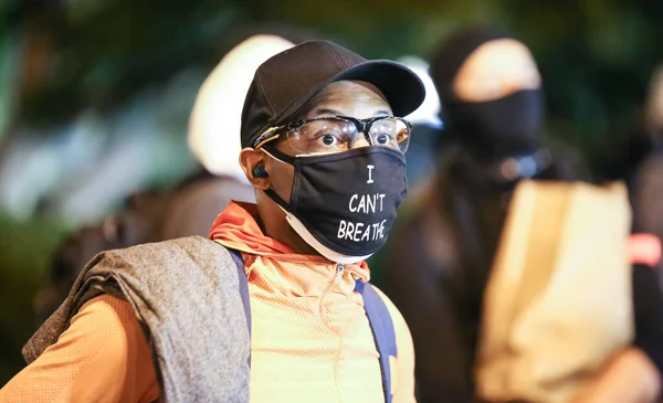 Protesta Casa Blanca Por Muerte George Floyd Junio 2020 Washington —  Fotos de Stock