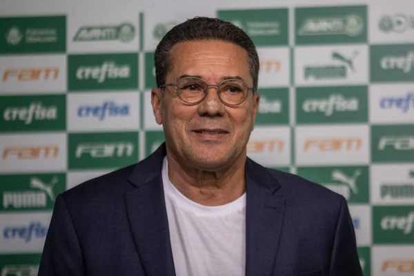 Sao Paulo 2019 Palmeiras Presents New Trainer Vanderlei — 스톡 사진