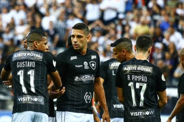 SAO PAULO - OCT 19, 2019: CORINTHIANS during the match between valid for the 27th round of the Brazilian Championship, at the Corinthians Arena in Itaquera
