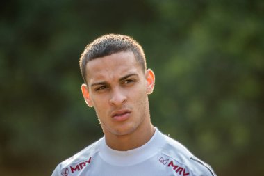 Sao Paulo - 3 Mart 2020: Sao Paulo takımının eğitimi sırasında. Eylem, Sao Paulo 'nun batısındaki Barra Funda' nın tomografisinde gerçekleştirildi.