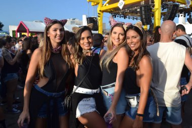 Sao Paulo, 25 Ocak 2020 - SAMBA VAI VAI OKULU TEKNİKİ - Escola de Samba Vai Vai 'nin teknik provası Sao Paulo' nun kuzeyinde Anhembi 'de gerçekleşti. 