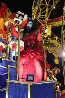 Rio de Janeiro - RJ, 25 / 02 / 2020 - Escola de samba Salgueiro, Brezilya karnavalı 
