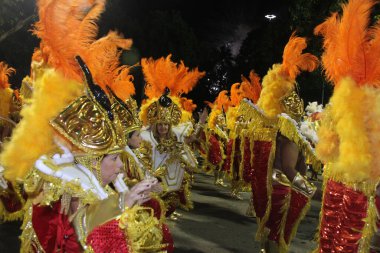 Rio de Janeiro - RJ, 25 / 02 / 2020 - Escola de samba Salgueiro, Brezilya karnavalı 