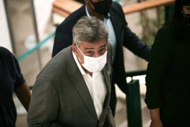 Flu vaccination campaign. March 23,2020,Osasco,Sao Paulo,Brazil: The first day of vaccination campaign against influenza and H1N1 flu held at health center UBS Helena Marry 