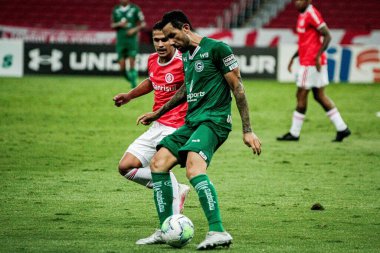 SAO PAULO, SP, BRAZIL: Brezilya 'daki iki Campeonato Brasileiro Srie A takımı arasında futbol maçı