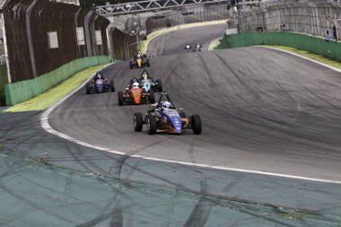 Paulista Automobile championship. October 24, 2020, Sao Paulo, Brazil: View of the qualification for the Super Formula, Formula Vee