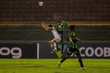 SAO PAULO, SP, BRAZIL: Brezilya 'daki iki Campeonato Brasileiro Srie A takımı arasında futbol maçı
