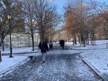 NEW YORK (USA) - 22 .01.2020: bir salgın sırasında COVID-19