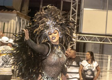 Sao Paulo (SP), 14 / 02 / 2020 - ENSAIO TECNICO DA ESCOLA DE SAMBA - Samba festivali Sao Paulo, Brezilya 