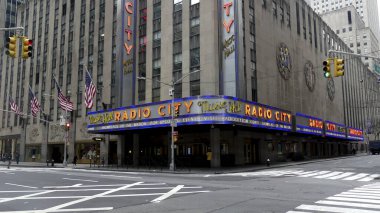 Coronavirus salgını sırasında New York sokakları, ABD