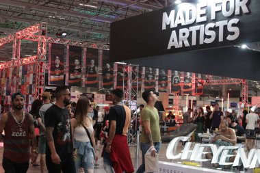 SAO PAULO, SP, 26.10.2019 - Sao Paulo 'da dövme haftası fuarı 