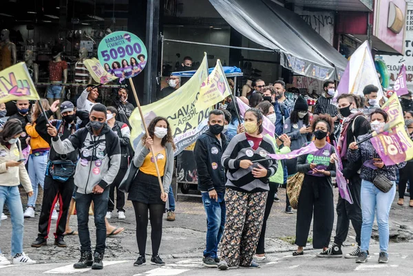 Oktober 2020 Sao Paulo Brasilien Valkampanj För Sao Paulos Borgmästare — Stockfoto