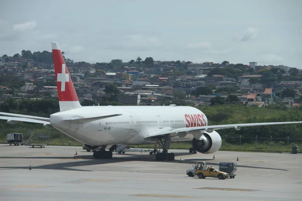 Janeiro 2021 Aeroporto Internacional Guarulhos São Paulo Brasil — Fotografia de Stock