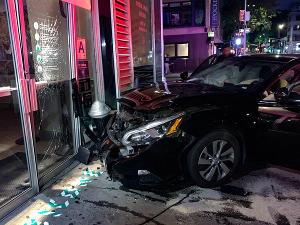 Nuevo Accidente Que Involucra Autos Durante Una Protesta Nueva York — Foto de Stock