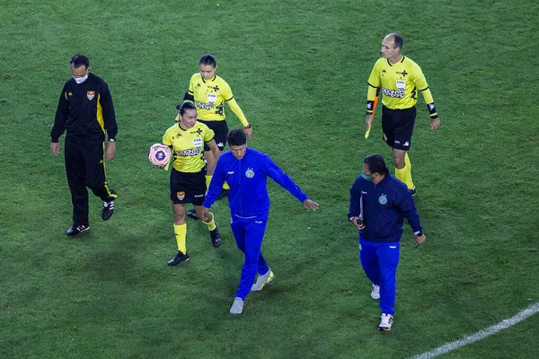 Match Final Entre Red Bull Bragantino Guarani Août 2020 Sao — Photo