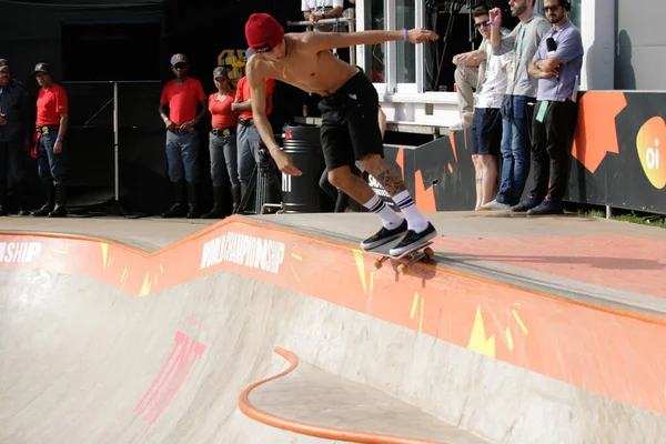 Sao Paulo 2019 Skate Amerikano Show Campeao Mundial Park Luiz — Stok fotoğraf