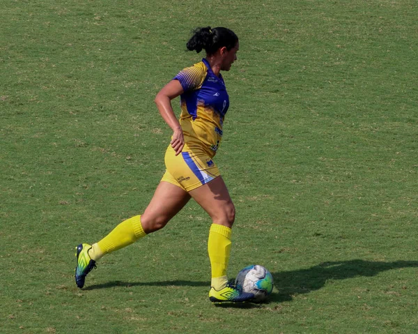 Spo Liga Fútbol Femenino Paulista Diciembre 2020 Sao Paulo Brasil —  Fotos de Stock