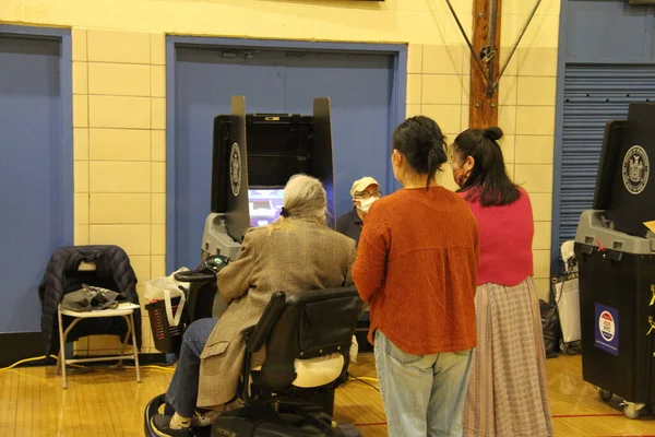 Outubro 2020 Nova York Eua Votação Antecipada Nova York Começou — Fotografia de Stock