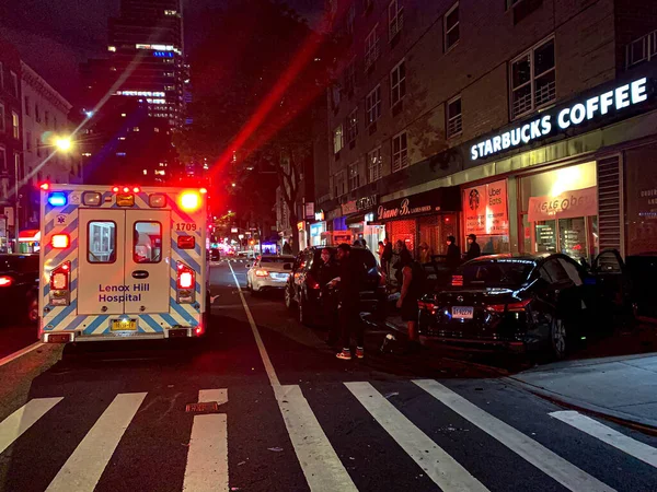 Nouveau Accident Impliquant Voitures Lors Une Manifestation New York 1Er — Photo