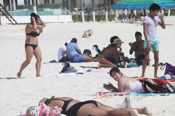 Cancun Mexikó Gyönyörű Trópusi Üdülőhely Cancún Mexikó — Stock Fotó