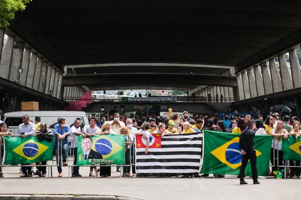 2021年1月8日 巴西圣保罗 Ceagesp许可证持有者抗议圣保罗州州长若昂 多利亚财政调整中货物和服务流通的变化 — 图库照片