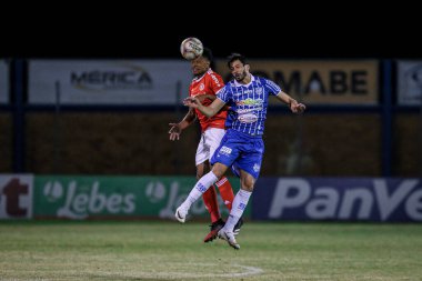 SAO PAULO, SP, BRAZIL: Brezilya 'daki iki Campeonato Brasileiro Srie A takımı arasında futbol maçı