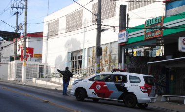 SAO PAULO, SP, 16.12.2019 - Dona Belmira Marim Bulvarı 'nda banka soygunu, 1358,