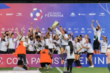 SAO PAULO, SP, BRAZIL: Sao Paulo, Brezilya 'da iki takım arasında futbol maçı