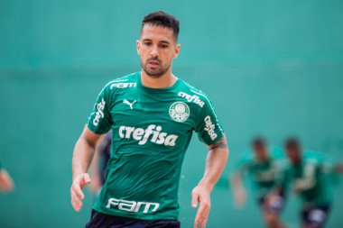 SAO PAULO, SP, BRAZIL: Brezilya 'daki iki Campeonato Brasileiro Srie A takımı arasında futbol maçı