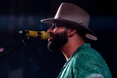 FLORIANOPOLIS, SC, Aralık 2019 - Brezilya 'da Gusstavo Lima Show