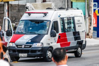 SAO PAULO, SP, 16.12.2019 - Dona Belmira Marim Bulvarı 'nda banka soygunu, 1358,