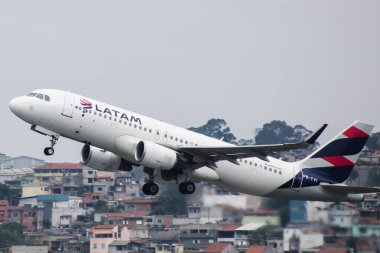 Ocak 2021: Sao Paulo, Brezilya 'da uluslararası havaalanı 