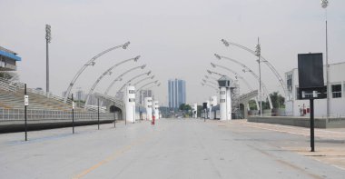 Sao Paulo Belediye Başkanı gelecekteki Sambodrome eğlence tesislerini ziyaret etti. 28 Eylül 2020, Sao Paulo, Brezilya: Bruno Covas, Sao Paulo Belediye Başkanı Geleceğin Sambodrome Eğlence Tesisleri 'ni ziyaret etti. 