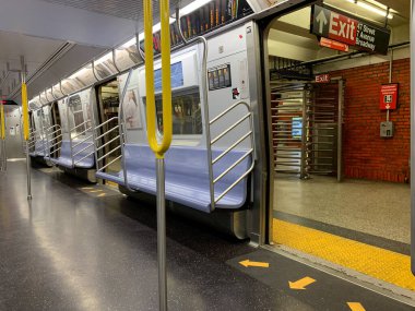 NEW YORK (USA) - 22 .01.2020: bir salgın sırasında COVID-19