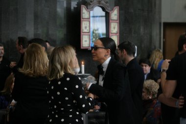 SAO PAULO, SP, 28.11.2019 - Velorio Gugu cenaze törenindeki insanlar