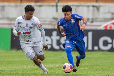 SAO PAULO, SP, BRAZIL: Brezilya 'daki iki Campeonato Brasileiro Srie A takımı arasında futbol maçı