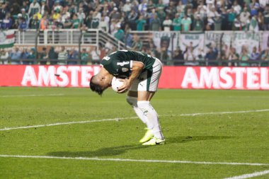 PORTO ALEGRE - FEB 22, 2020: GREMIO - during a match against Gremio, validated by the semifinal of the Gaucho 2020 Championship, at the Beira-Rio stadium, in Porto Alegre